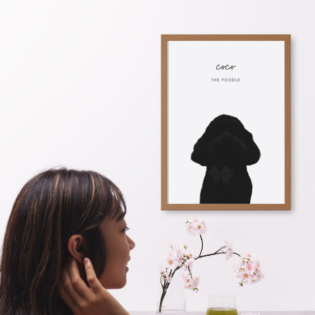Maxibon Pet Silhouette Graphic Print