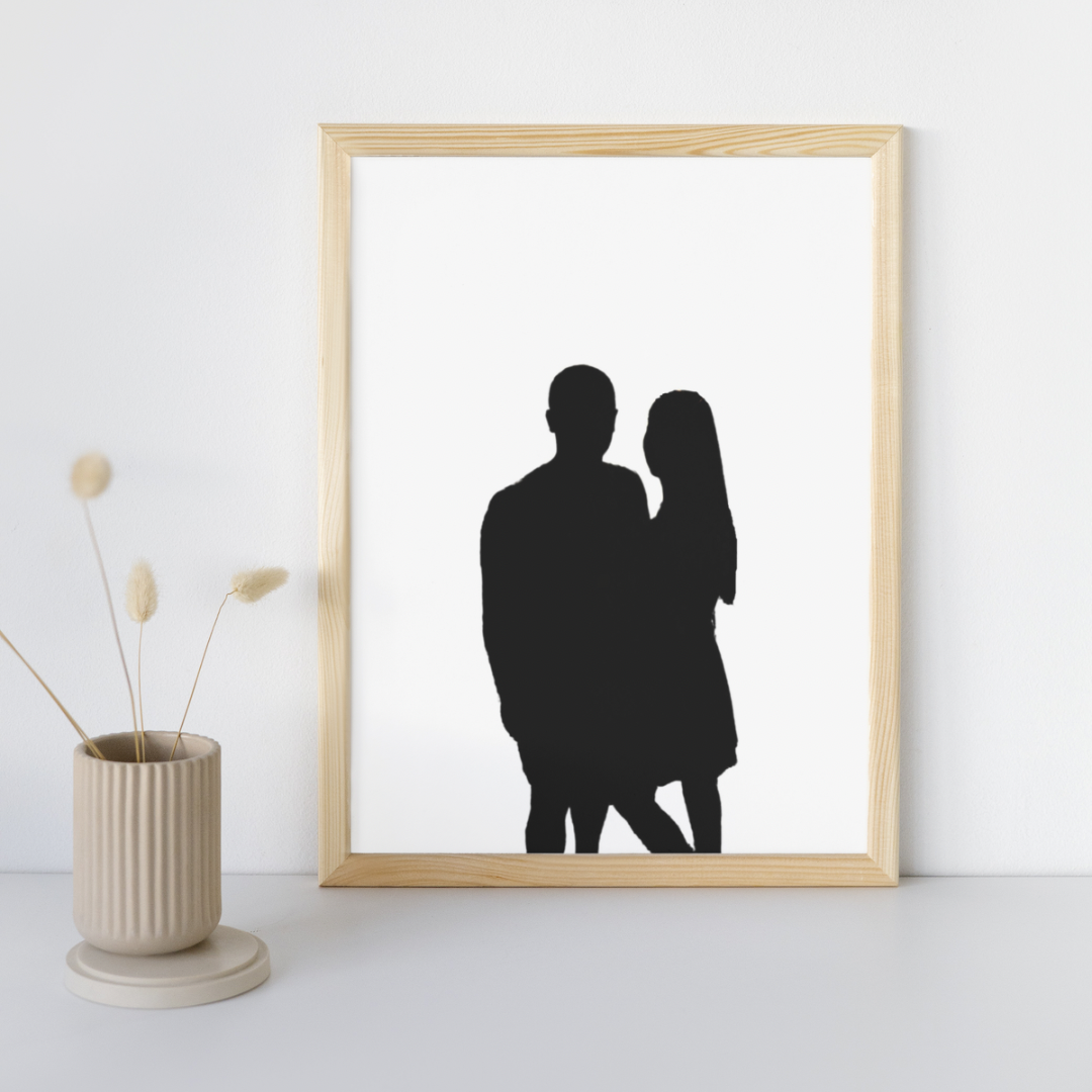 Maxibon Human Silhouette Graphic Print
