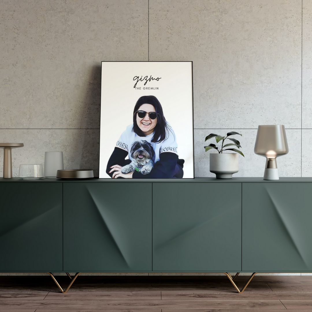 Human Graphic Print