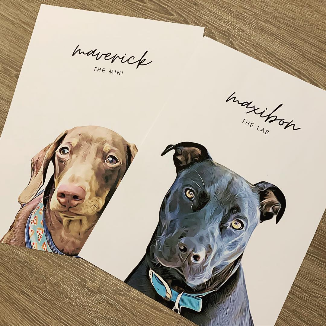 Classic Maxibon Pet Graphic Print