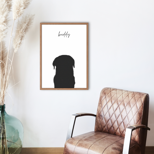 Maxibon Pet Silhouette Graphic Print